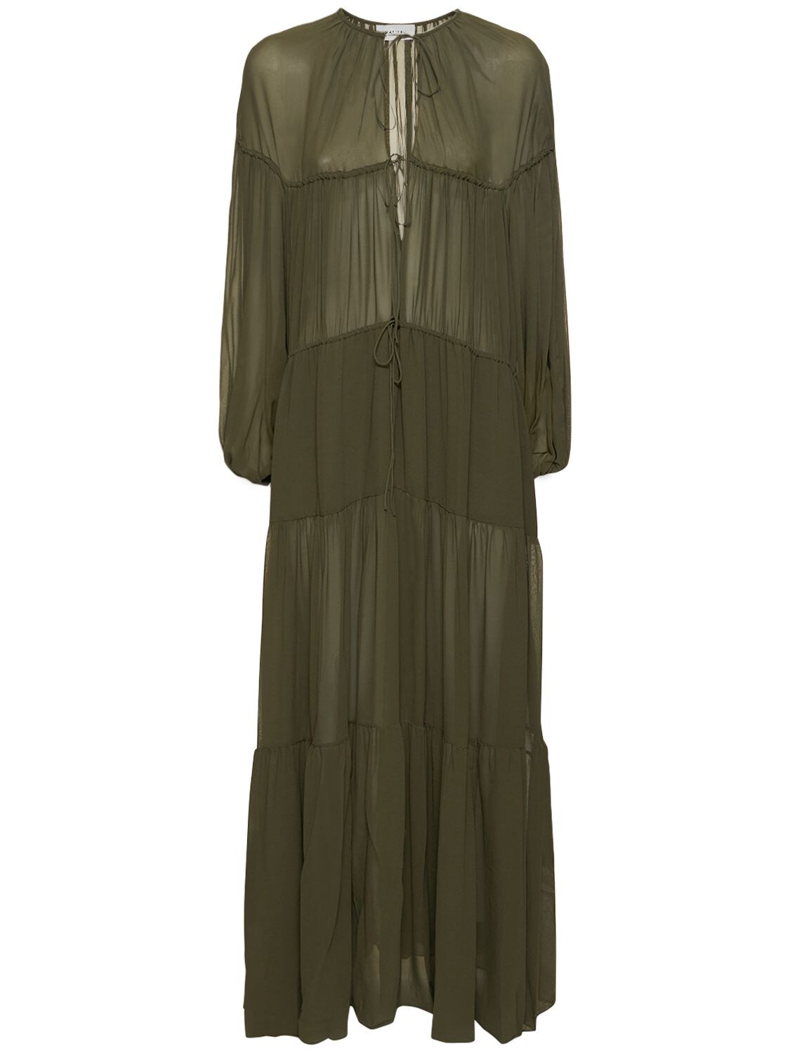 Robe Froncée Avec Cordons - MATTEAU - Modalova