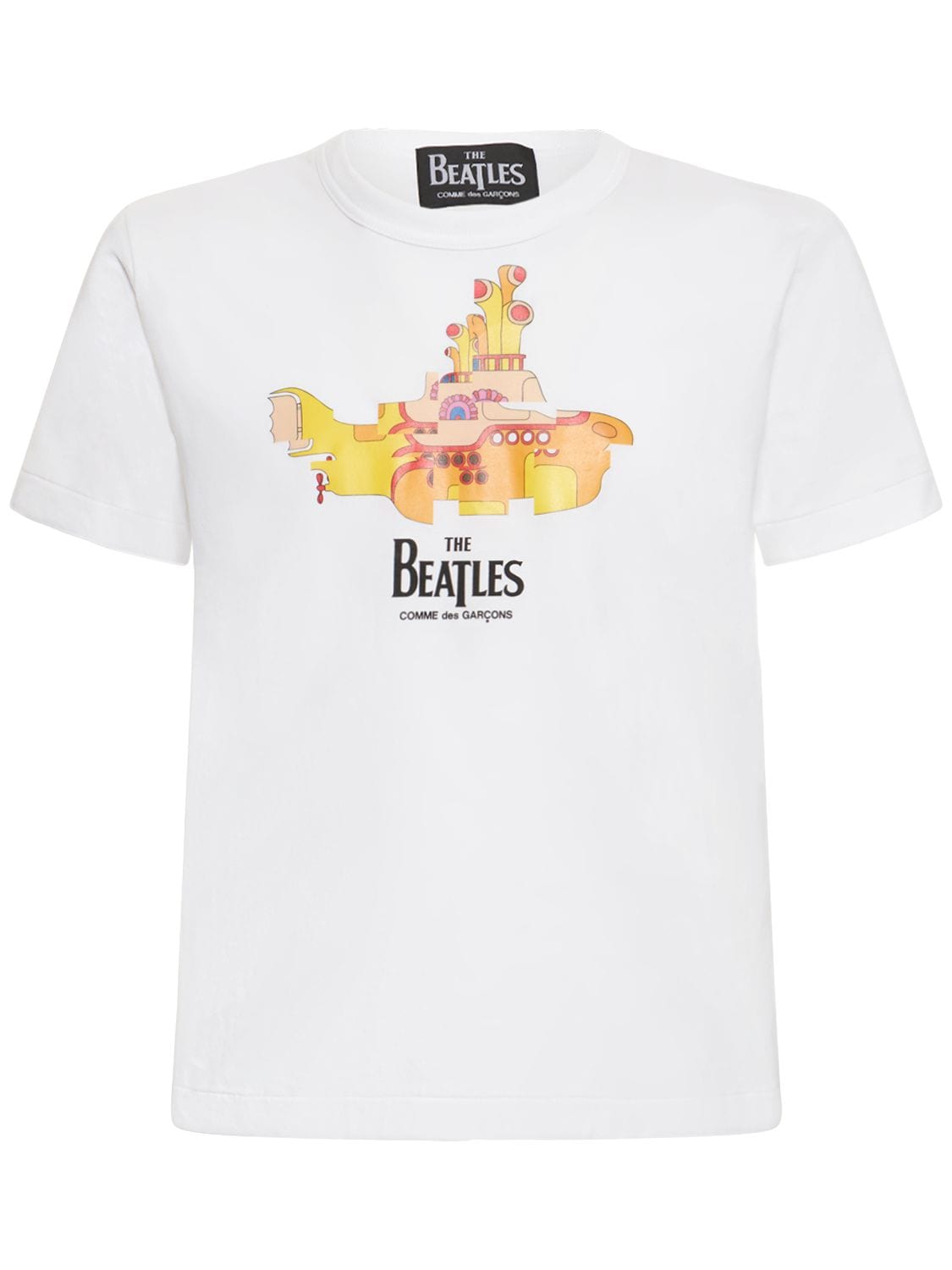 T-shirt Imprimé Sous-marin Jaune Beatles - COMME DES GARÇONS PLAY - Modalova