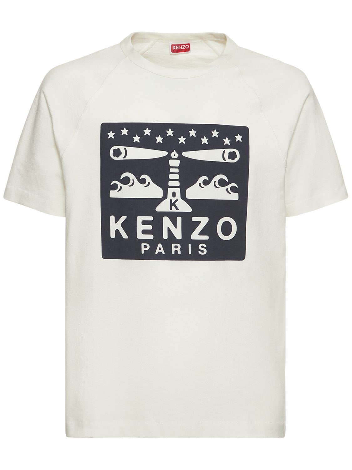 T-shirt Slim En Jersey Lighthouse - KENZO PARIS - Modalova