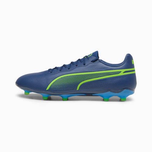 Chaussures de football KING PRO FG/AG, Bleu/Vert - PUMA - Modalova