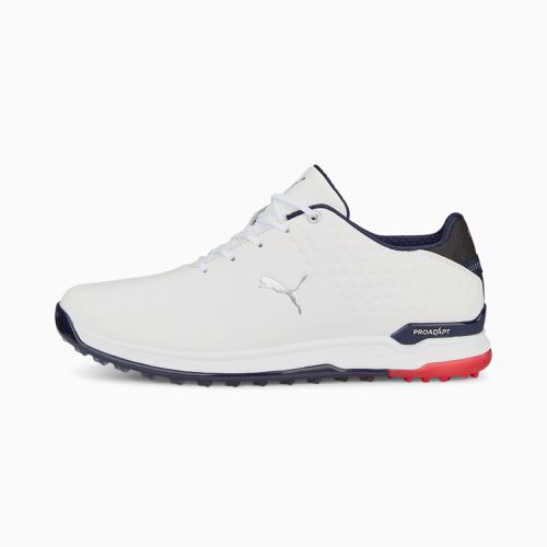 Chaussures de Golf en Cuir PROADAPT ALPHACAT Homme, Blanc/Bleu/Rouge - PUMA - Modalova