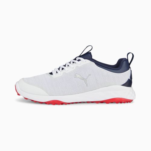 Chaussures de golf FUSION Pro Homme, Blanc/Bleu/Rouge - PUMA - Modalova