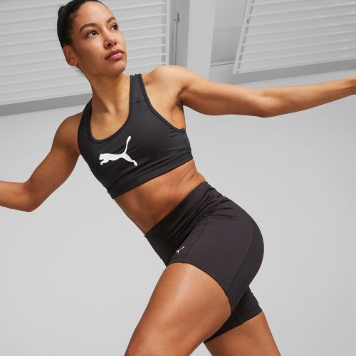 Soutien-gorge de sport moyenne intensité 4Keeps , Noir/Blanc/Logo Chat, Taille M, Vêtements - PUMA - Modalova