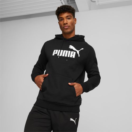 Sweat à capuche Essentiels Big Logo, Noir - PUMA - Modalova