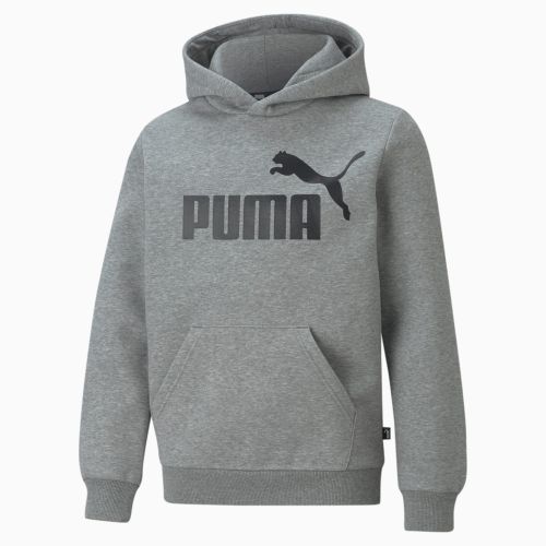 Sweat à capuche Essentials Big Logo enfant et adolescent, Gris/Bruyère, Taille 104, Vêtements - PUMA - Modalova