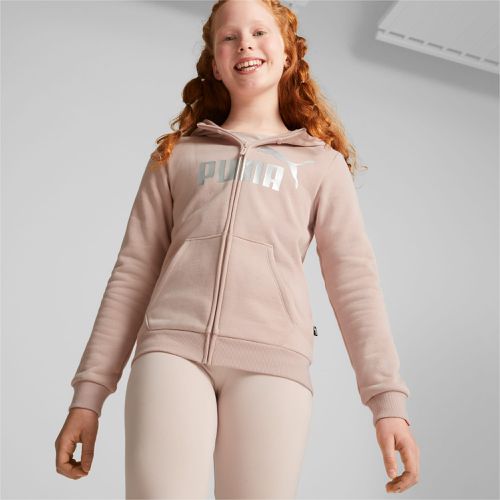 Sweat à capuche zippé Essentials+ Logo Enfant et Adolescent, , Taille 104, Vêtements - PUMA - Modalova