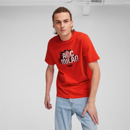 T-Shirt ftblCULTURE AC Milan Homme, Rouge/Blanc - PUMA - Modalova
