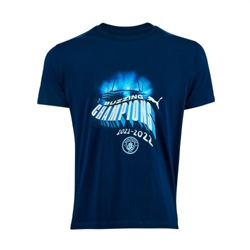 T-Shirt Manchester City FC Winners , Bleu, Taille 3XL, Vêtements - PUMA - Modalova