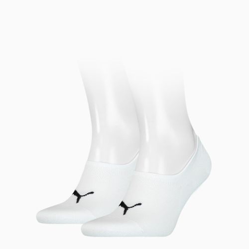 Lot de 2 paires de chaussettes invisibles unisexes coupe haute , Blanc - PUMA - Modalova