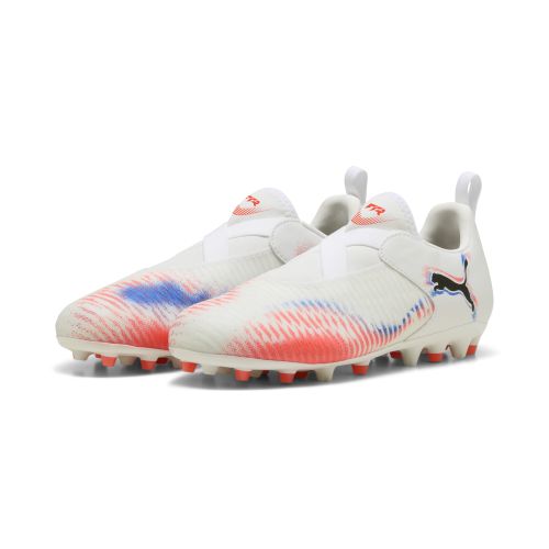 Chaussures de football sans lacets FUTURE 8 MATCH MG Enfant et Adolescent, Accessoires, Blanc, 29 - PUMA - Modalova