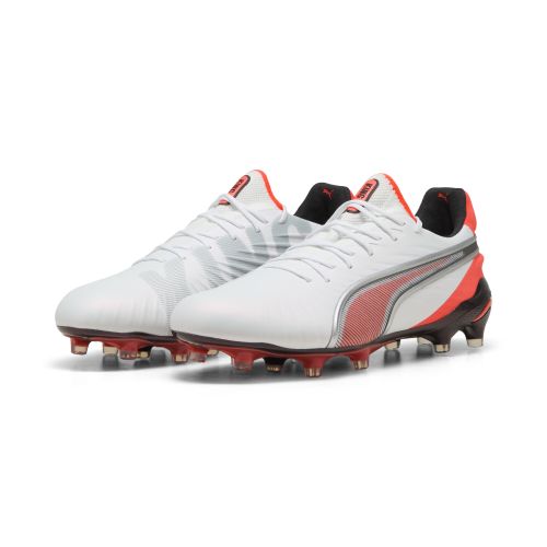 Chaussure de football KING ULTIMATE FG/AG Unisexe, Chaussures, Blanc, 46.5 - PUMA - Modalova