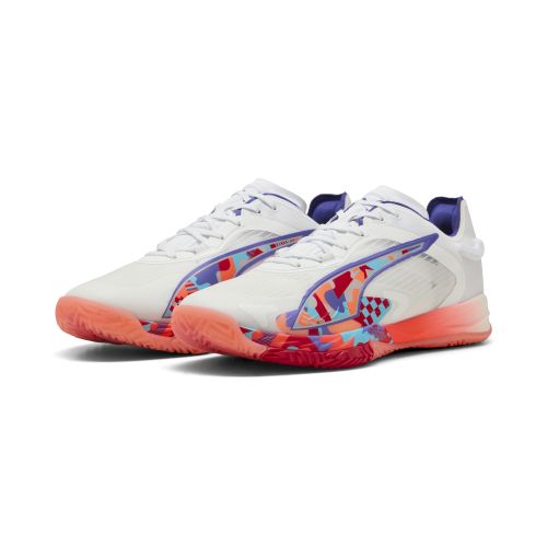 Chaussures de handball Accelerate NITRO™ SQD 4 Mathias Gidsel Unisexe, Chaussures, Blanc, 44 - PUMA - Modalova