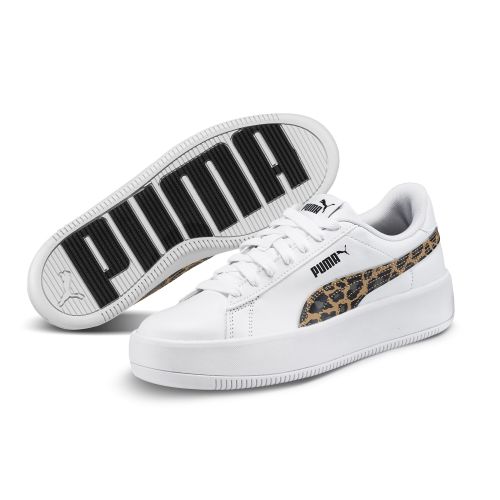Baskets Léopard Lily Platform , Chaussures, Blanc, 37 - PUMA - Modalova