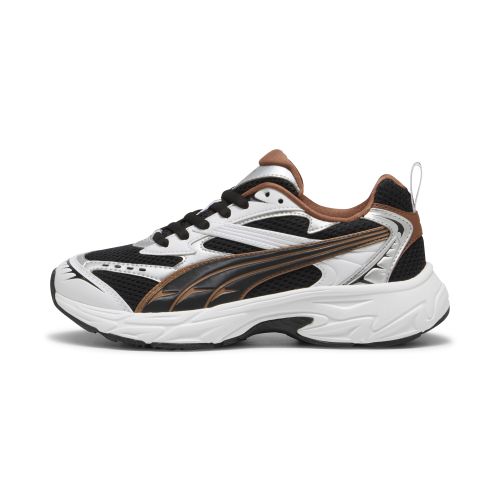 Morphic Métallique Women's Sneakers, Chaussures, Noir/Marron Mushroom, 35.5 - PUMA - Modalova