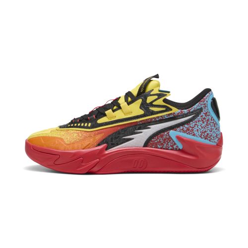 Chaussures de basketball Scoot Zeros II Caution Unisexe, Chaussures, Orange, 44 - PUMA - Modalova