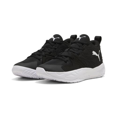 Chaussures de basketball mi-hautes Court Pro 3 Enfant et Adolescent, Chaussures, Noir, 33 - PUMA - Modalova