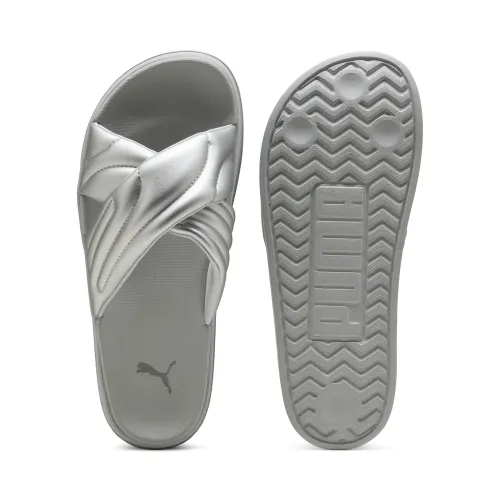 Sandales métallisées à plateforme Leadcat , Chaussures, /Gris Echo, 35.5 - PUMA - Modalova