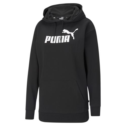 Sweat à capuche allongé Essentials Logo - PUMA - Modalova