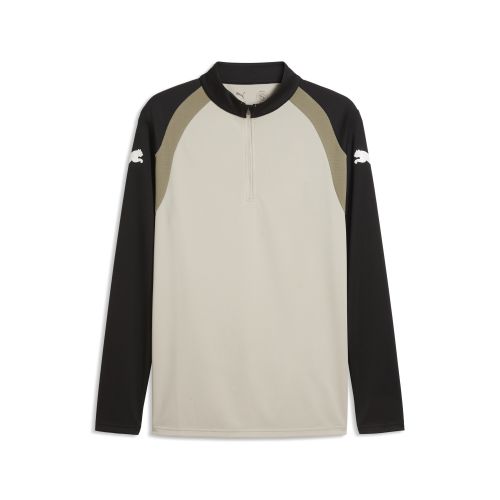 Haut slim à manches longues et col zippé individualFINAL , Accessoires, Beige, S - PUMA - Modalova