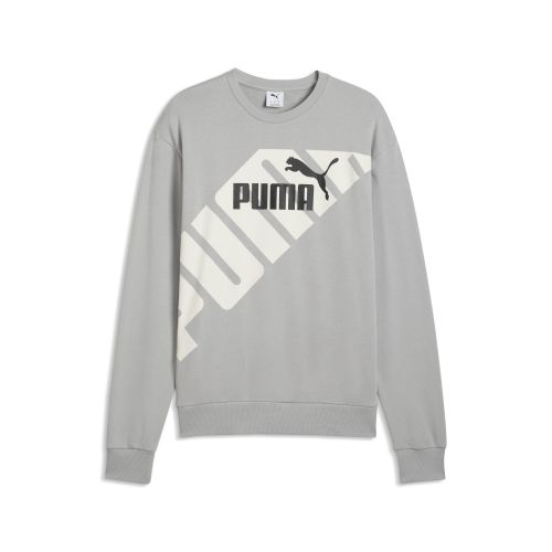 Sweat à col rond POWER, Accessoires, Gris, S - PUMA - Modalova
