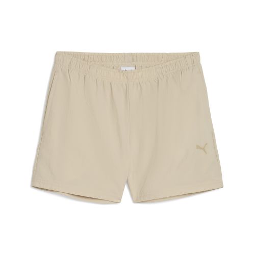 Short tissé effet froissé à motif léopard - PUMA - Modalova