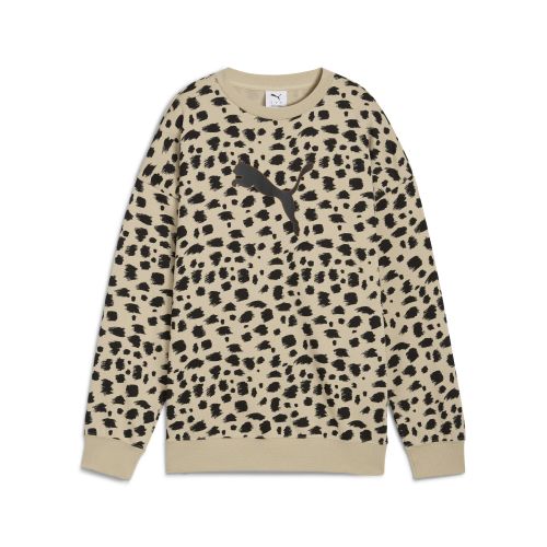 Sweat à col rond et motif léopard - PUMA - Modalova