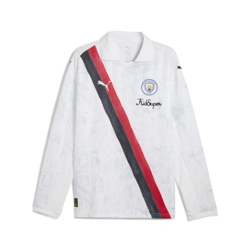 KIDSUPER x MANCHESTER CITY Retro Shirt Men, Sport, Blanc/Noir, S - PUMA - Modalova