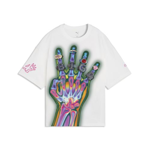 T-shirt oversize à imprimés Flau'jae Unisexe, Accessoires, Blanc, S - PUMA - Modalova