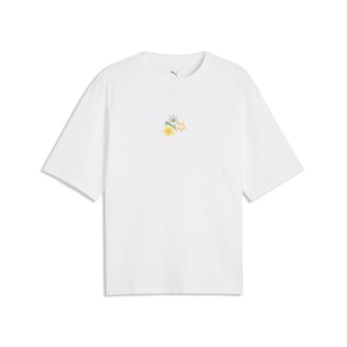 T-shirt Boxy à imprimés de fleurs Wardrobe Essentials , Accessoires, Blanc, S - PUMA - Modalova