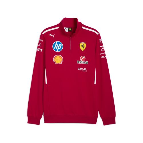 Sweat à col zippé Team Scuderia Ferrari HP 2025 - PUMA - Modalova