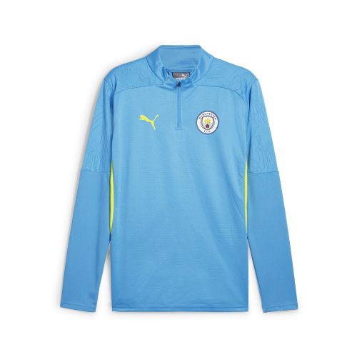 Haut d'entraînement à 1/4 zip Manchester City - PUMA - Modalova
