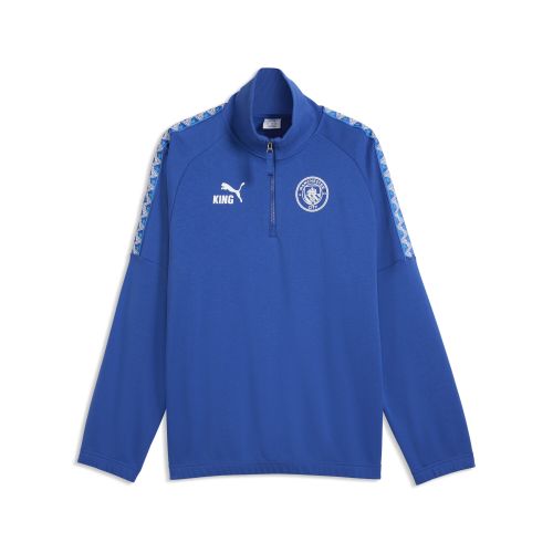 Sweat à col zippé KING Manchester City , Accessoires, Bleu, S - PUMA - Modalova