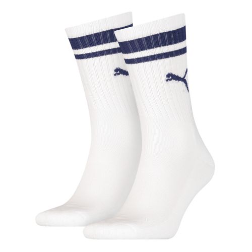 Lot de 2 paires de chaussettes basses unisexes avec rayure traditionnelle - PUMA - Modalova