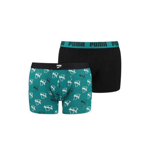 Lot de 2 boxers avec imprimé intégral et logo de félin PUMA - Licence - Modalova