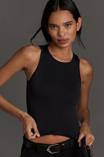 Débardeur raccourci aspect froissé sans coutures en Black taille: 2XS/XS - Par Anthropologie - Modalova