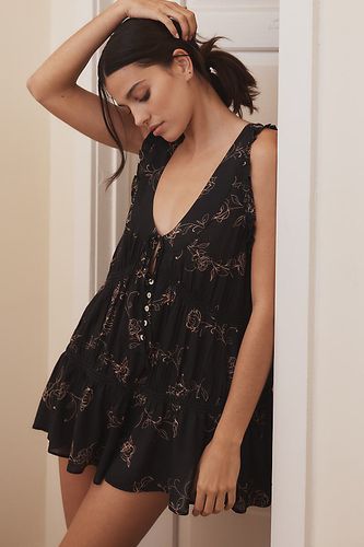Combinaison Short Volantée en Soie Par Anthropologie par , taille: XS - By Anthropologie - Modalova