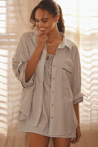 Chemise de Pyjama Surdimensionnée en White taille: 2 X - By Anthropologie - Modalova