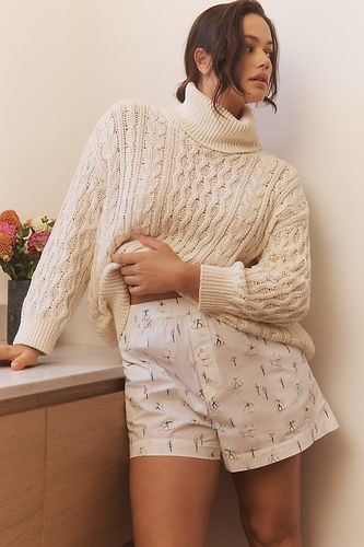 The Wren Boxer Shorts par en White, taille: 1 X - By Anthropologie - Modalova