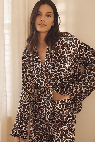 Oversized Button-Front Pyjama Shirt taille: L - By Anthropologie - Modalova