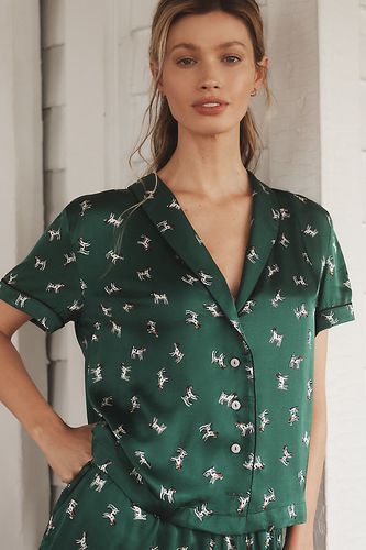 Silky Patterned Pyjama Top taille: S - By Anthropologie - Modalova