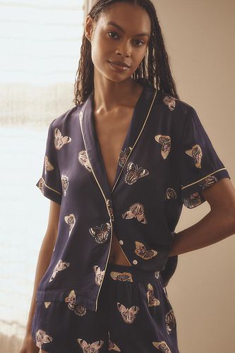 Silky Patterned Pyjama Top en taille: S - By Anthropologie - Modalova