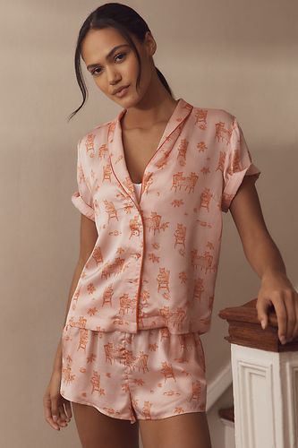 Haut de pyjama à motifs soyeux en taille: XS - By Anthropologie - Modalova