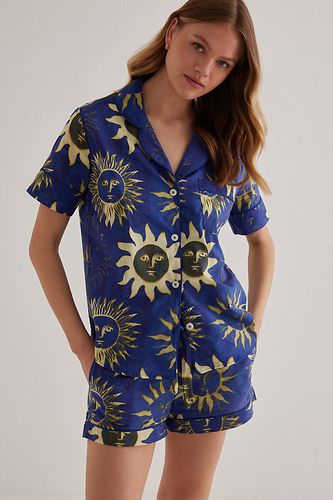 Pyjama à manches courtes Sol en Blue taille: M chez Anthropologie - Desmond & Dempsey - Modalova