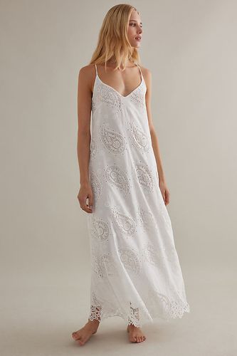 Chemise de nuit à motif cachemire en White taille: S chez Anthropologie - Desmond & Dempsey - Modalova