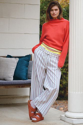 Bas de pyjama large imprimé en taille: S - Par Anthropologie - Modalova