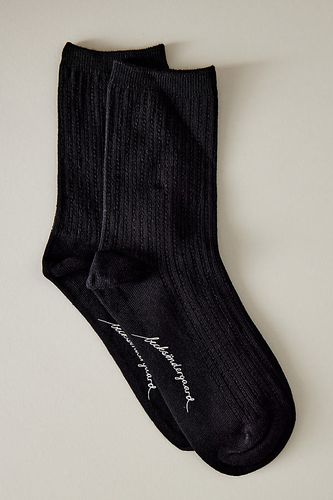 Chaussettes à logo Helga en Black, taille: S m chez Anthropologie - Becksondergaard - Modalova