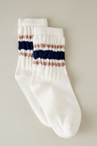 Chaussettes Molles à Rayures en White, chez - Anthropologie - Modalova