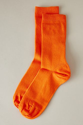 Chaussettes basses en coton bio en Orange, chez Anthropologie - Colorful Standard - Modalova