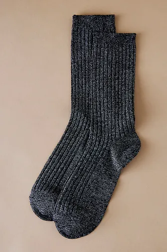 Chaussettes Lurex Côtelées Par Anthropologie par en - By Anthropologie - Modalova