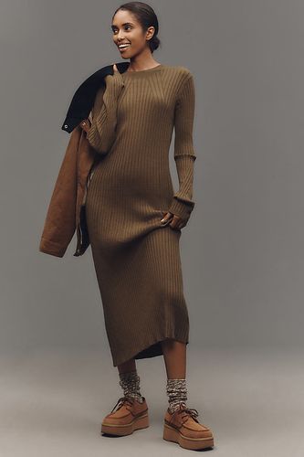 Robe mi-longue en maille côtelée Axel en taille: M chez Anthropologie - Varley - Modalova